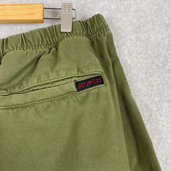 Gramicci Shorts Mens L Olive Green Belted Waist Bermuda Short - Picture 5 of 7